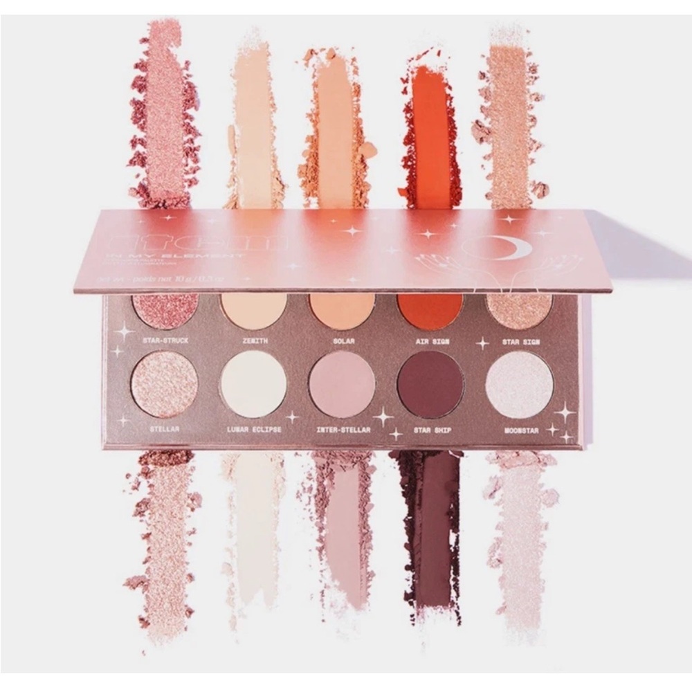 NWOB Item In My Element Eyeshadow 10 Pan Palette Pink & Neutral Tones